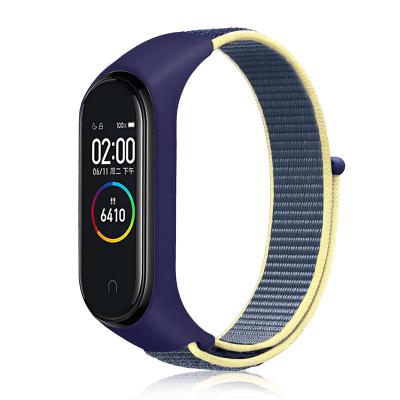 China Fabric for xiaomi MI band 6 band 5 band sport wristband smartwatch belt nylon strap for MI band 4 3 for sale