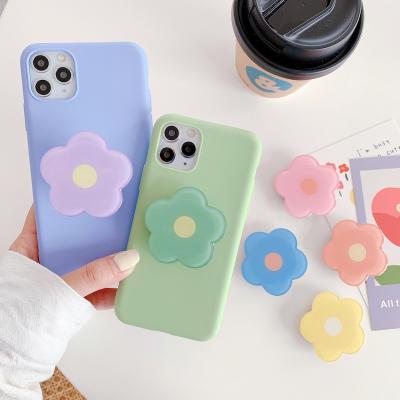 China Adjustable Customize Promotional High Quality Flower Shape Acrylic Cell Phone Holder Stand Holder For All Cell Phones for sale