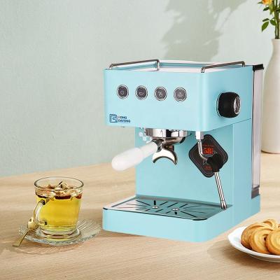 China Semi Automatic Steam Espresso Hotel Home Office Bubble Milk Cup Hot Function All-in-one Coffee Maker for sale