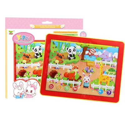 China Educational Toy Hot Selling Toy Wholesale Children's Point English Early Study Reading Toys Fun Zoo Tablet Teaching Machine for sale