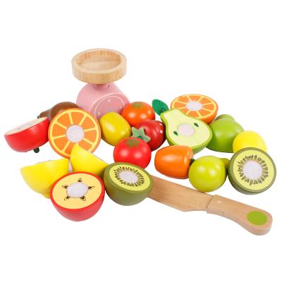 China Happy Metal Kitchen Toys Cooking Early Education To Know Children Play House Games Fruit Rack Toys for sale