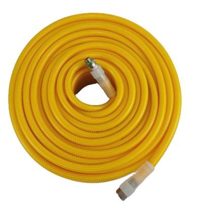 China Irrigation And Agriculture Industries 8mm High Pressure Woven Reinforced Pvc Korea Style Knitted Spray Hose Use For Htp Pump Sprayer Hose Braided 240 Bar for sale