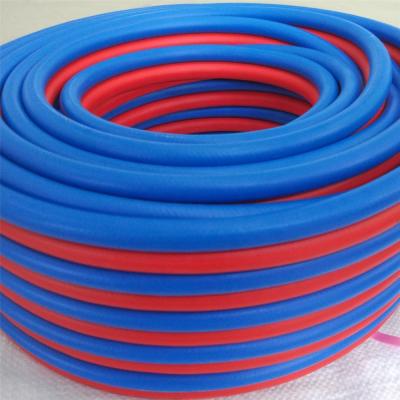 China Durable Safety Oxygen Flexible Acetylene PVC Rubber Twin Welding Hoses for sale