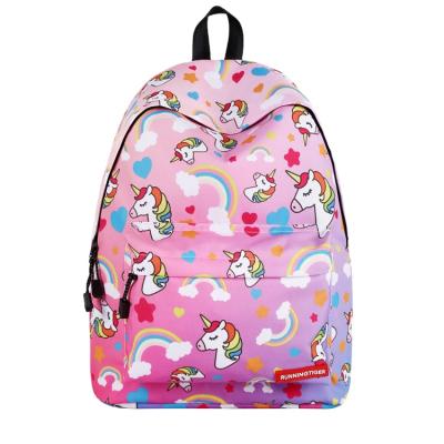 China School Bag Unicorn Backpack For Girls Cute Backpack Kids School Bag Set Fashionable Kindergarten Schoolbag For Girls Children for sale