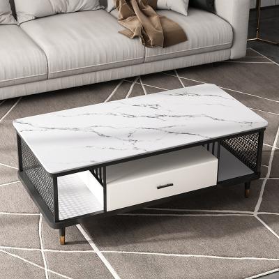 China Italian luxury modern family adjustable living room TV small living room TV stand single marble table (the other) rock light dish for sale