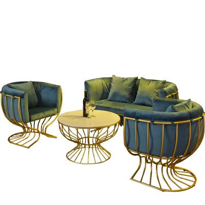 China Latest Design Home Furniture Modern Design Couch (Other) Adjustable Set Hotel Office Garden Lounge Fabric Metal Frame Sofa for sale