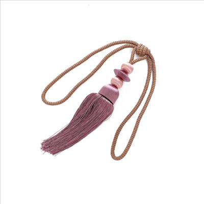 China Costume Mini Cotton Rope Party Tassel DIY Chic Tie In Decoration Minimalist Material Decorative Hanging Back Curtain Plug For Curtains for sale