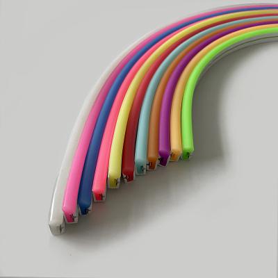 China Residential 5M 6*12 Led Neon Light 5050 RGB Waterproof Neon Light Strip IP67 Silicone Accessible Neon Light Strip for sale