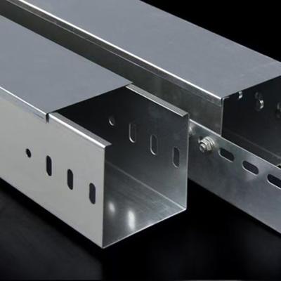 China Suspended Cable Tray 150mm X 50mm For Air Circulation In Stainless Steel Exterior Cable Tray for sale