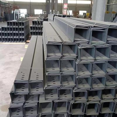 China Medium Duty Load Capacity Powder Coated Cable Tray Anti Corrosion Bridge Frame With Steel Material Design for sale