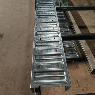 China Customizable Load Capacity Heavy Duty Stainless Steel Cable Tray 25mm 150mm Accessories End Caps Load Capacity According To The Design for sale