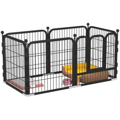 China Pet Stocked Fence For Small And Medium Dog Cat Isolation Fence With China Factory Price Iron Material for sale