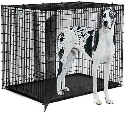 China High Quality Collapsible Wire Folding Stocked Mesh Crate Dog Crate Dog House Kennel Cage for sale