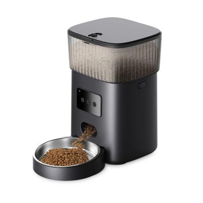 China Auto Cat Dog Pet Feeder Smart Pet Feeder Camera Wifi Tuya Smart Mobile Phone App Automatic Pet Feeder for sale