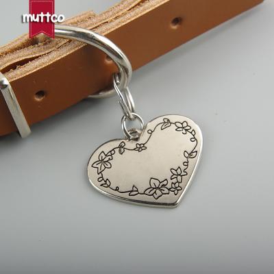 China Viable Wholesale Kirsite Stainless Steel Can Be Customized Pointed Tag Fashion Heart Dog ID Tag for sale