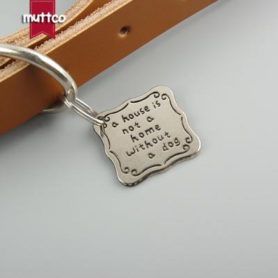 China Wholesale Viable Tag DIY Letter Self-design Alloy Kirsite Square Dog ID Tag for sale