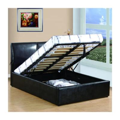 China 2020 Adjustable Modern Faux PU Leather Gas Lift Storage Bed (Size) is fashionable and simple for sale