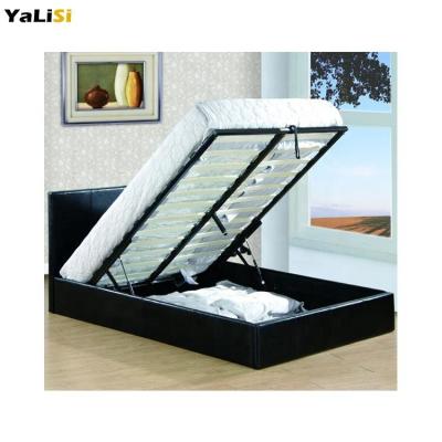 China Factory Supply Modern Design PU Bed Adjustable Chinese Bed Storage Bed King (Size) for sale