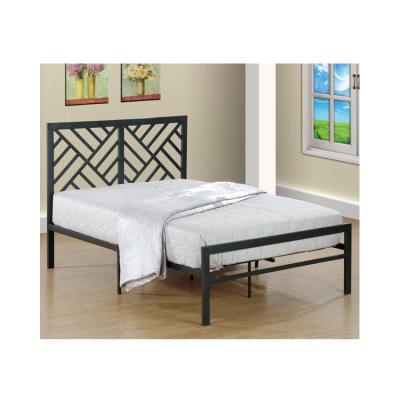 China (Size) Elegant and Simple Bedroom Furniture Wrought Iron Bedroom Furniture Metal Adjustable Whole Bed for sale