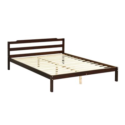 China (Height)Adjustable Furniture Set Latest Designs Double Beds Furniture Soft Bed Modern Style Wooden Home Bed for sale