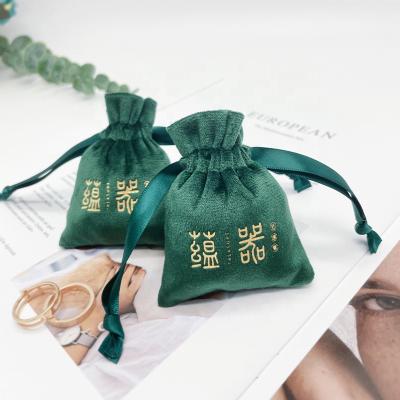 China Creative Hot Selling Insist Group Velvet Bag Drawstring Velvet Pouches Creative Jewelry Bag Recyclable With Rope For Gift for sale