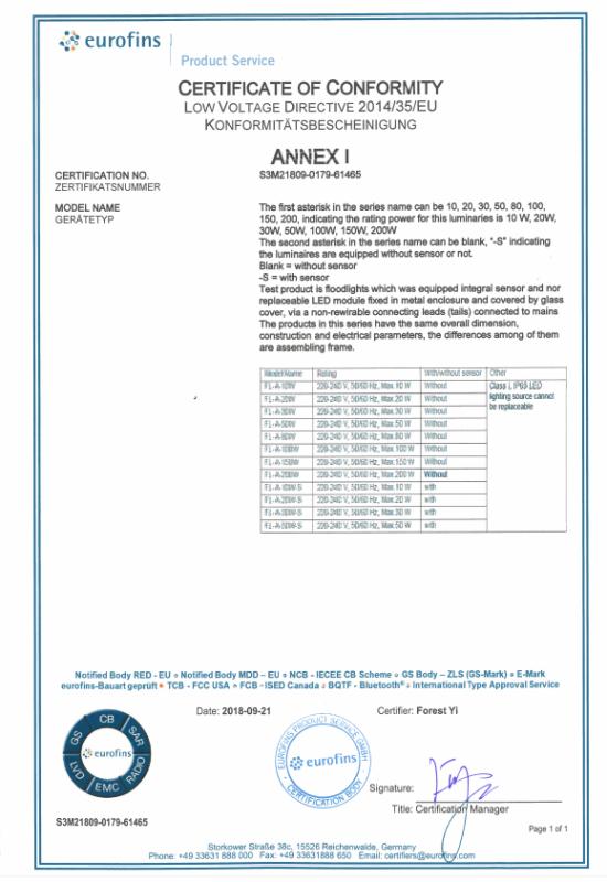 CE - Ningbo Vertak Mechanical & Electronic Co., Ltd.