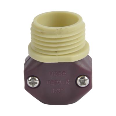 China Garden Irrigation Hose Quick Connect Winslow and Ross Garden Male Thread Connector Plastic Water Hose Quick Connect Hose Mender For 1/2