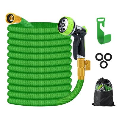 China Winslow and Ross Expandable Adjustable Garden Hose Garden Water Snake Watering Rubber Hose Set 50ft for sale