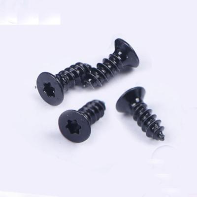 China ST2.9 ST3.5 ST4.2 ST4.8 Black Flat Oxide Torx Flat Head Hexalobular Countersunk Tapping Screw for sale