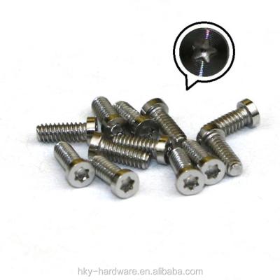 China Eyewear Screws High Precision M1.4 M1.6 Micro Head 6 Lobe Torx Miniature Screw For Watches for sale