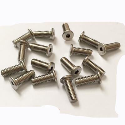 China 4#-40 6#-32 8#-32 10#-24 1/4-20 Flat Profile 5/16-18 Ultralow Hex Socket Thin Head Cap Screw for sale