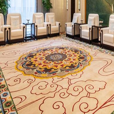 China Hand Tufted Modern Europe Classic Plain Jacquard Style Hotel Carpets for Banquet Hall for sale