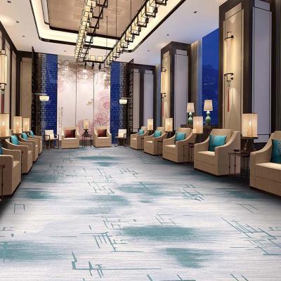 China Hotel Carpet Glitter Carpets Cut Pile 80% Wool 20% Nylon Wall to Wall Axminster Carpet for sale