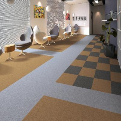 China 2024 PP Material Carpet Tiles Flooring Accessories with Bitumen Backing Medium Pile Height for sale