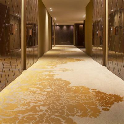 China Commercial Abstract Pattern Hand Tufted Carpet for Modern Hotel Room Corridor Lobby for sale