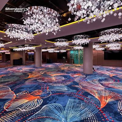 China 5 Star Hotel Lobby Axminster Carpet Loop Pile Hotel Wool Carpet for Modern Design for sale