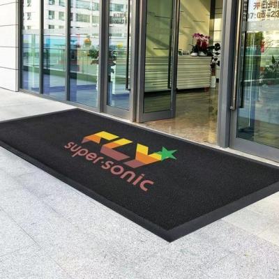 China Custom Medium Thickness 3D Printed Carpet Standing Floor Grip Mat for Office Business Rugs for sale