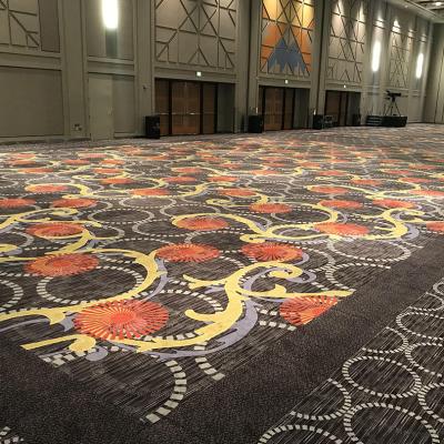 China Fire-proof Non Slip Function Wall to Wall Corridor Carpet for Luxury Hotel Lobby for sale