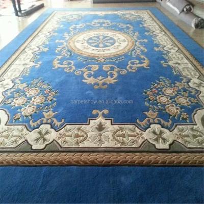 China Rectangle Floral Pattern Rug 100% Wool Acrylic Tufted Cut Pile 10mm Thickness for Bathroom Prayer for sale