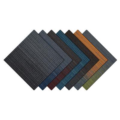 China Commercial Office Carpet Tiles Gray Nylon Squares Floor Carpet at 550g/sqm Pile Weight for sale