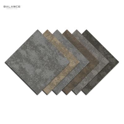 China Cut Pile Mulit Level Loop Pile Construction Modern Design Thick Carpet Tile For Office for sale