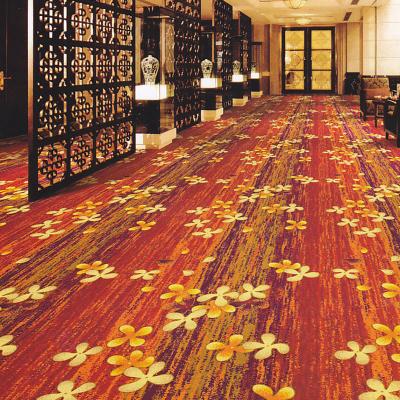 China Wall To Wall Corridor Nylon Printing Teppich Carpeting for Hotel Corridors and Rooms for sale