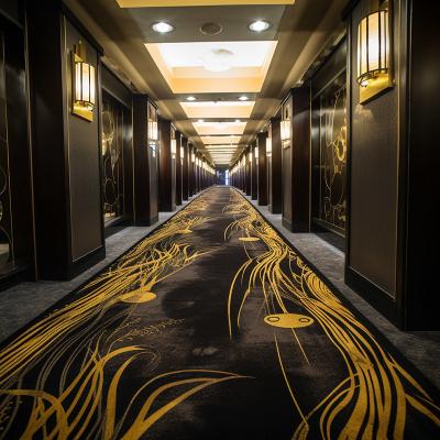 China 80% Wool 20% Nylon Wall To Wall Axminster Carpet for Commercial supplied by Carpets for sale