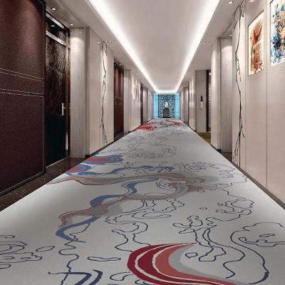 China Medium Pile Cut Pile Carpet for Hotel Lobby and Hallways Renovation Project Solution for sale