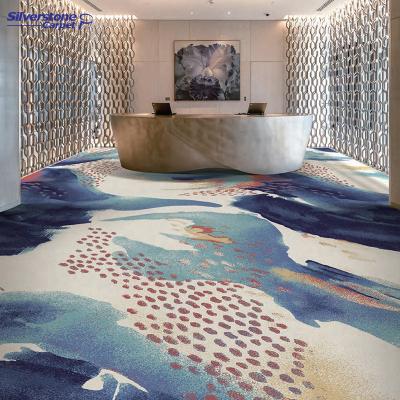 China Medium Pile Modern Style Large 5 Star Design Banquet Hall Hotel Carpet Tapis For Hotel for sale