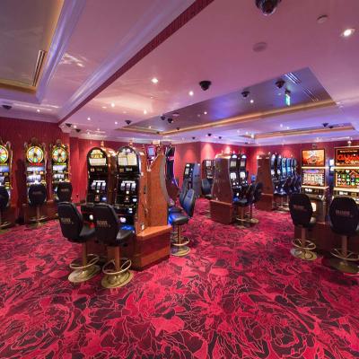 China Customized Color Designed 100% Nylon Printed Carpet for Axminster Casino Flooring for sale