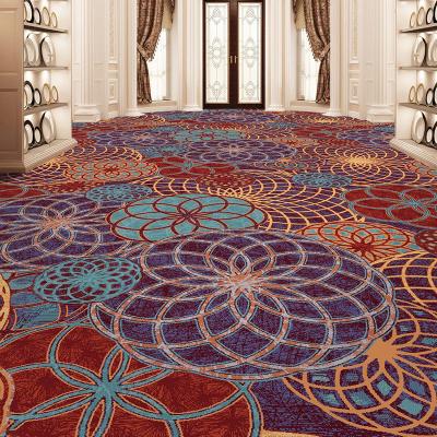 China Rectangle Luxury Hotel Carpet Roll for 5 Star Hotel Room Soundproof Runner Carpets for sale