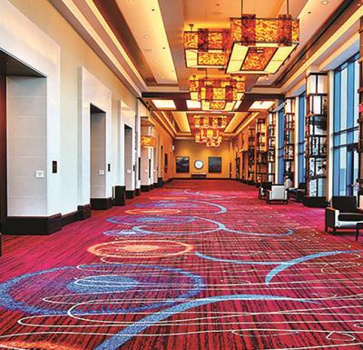 China Silverstone Printed Carpet Modern Style for Banquet Room Wedding Hall Hotel Theatre for sale