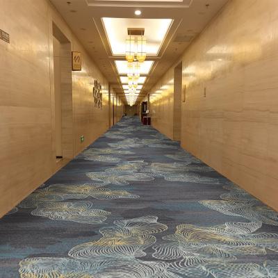 China Axminster Wool Nylon Machine-Made Wall Wall Carpet Custom Pattern for Hotel Room in Hotels for sale