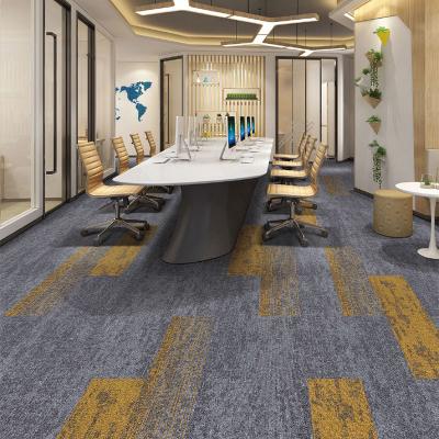 China 100% Polypropylene Office Oem Commercial Carpet Tiles 50x50cm Squares for Hotel Hallway for sale